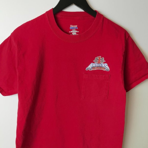 Anaheim California Anglers Marine Boat T Shirt Bony Fish Boat Adult Red Medium - Picture 11 of 15